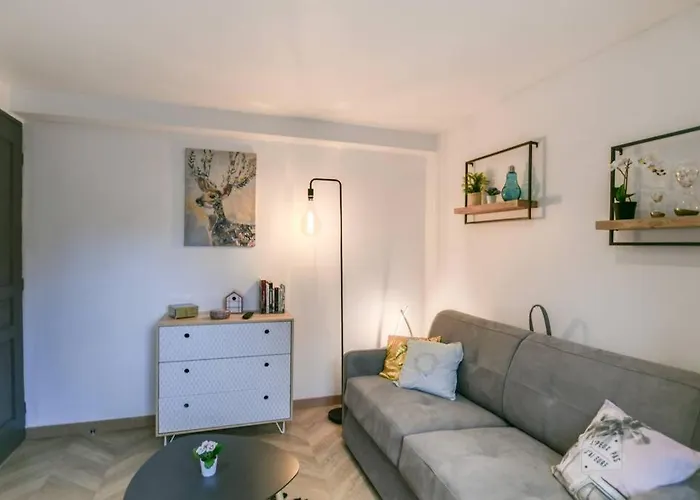 Апартаменты Instant Fleury, Cosy Avec Jardin Secret Барбизон